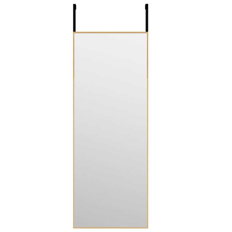 Deurspiegel Glas En Aluminium Kleurig