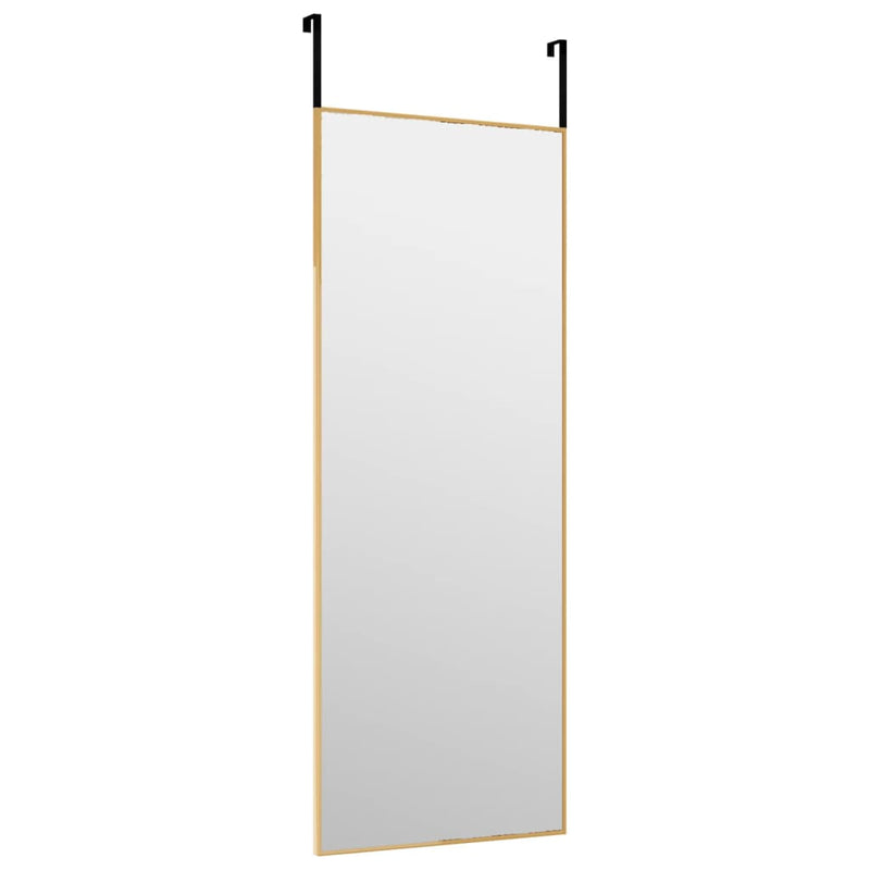 Deurspiegel Glas En Aluminium Kleurig