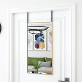 Deurspiegel Glas En Aluminium Kleurig