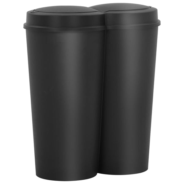 Prullenbak Dubbel 50 L