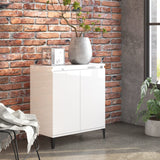 Dressoir 60X35X70 Cm Bewerkt Hout Artisanaal Eikenkleur