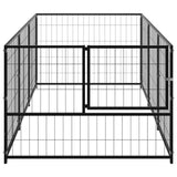 Hondenkennel 300X100X70 Cm Staal Zwart