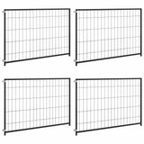 Hondenkennel 300X100X70 Cm Staal Zwart
