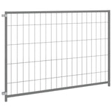 Hondenkennel 300X100X70 Cm Staal Zilverkleurig