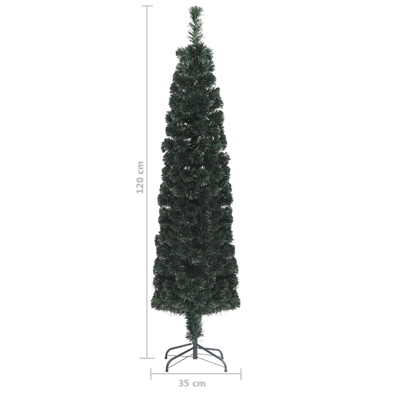 Kunstkerstboom Met Standaard Smal 120 Cm Glasvezel