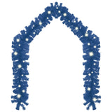 Kerstslinger Met Led-Lampjes Blauw