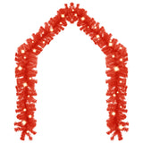 Kerstslinger Met Led-Lampjes Rood