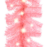 Kerstslinger Met Led-Lampjes Roze