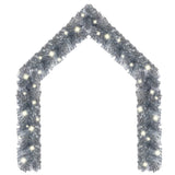 Kerstslinger Met Led-Lampjes Kleurig Zilver