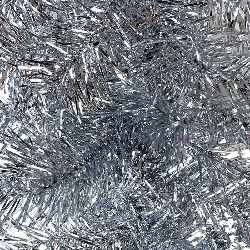 Kerstslinger Met Led-Lampjes Kleurig Zilver