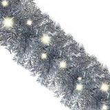 Kerstslinger Met Led-Lampjes Kleurig Zilver