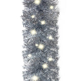 Kerstslinger Met Led-Lampjes Kleurig Zilver