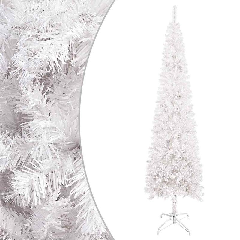 Kerstboom Smal 120 Cm Wit