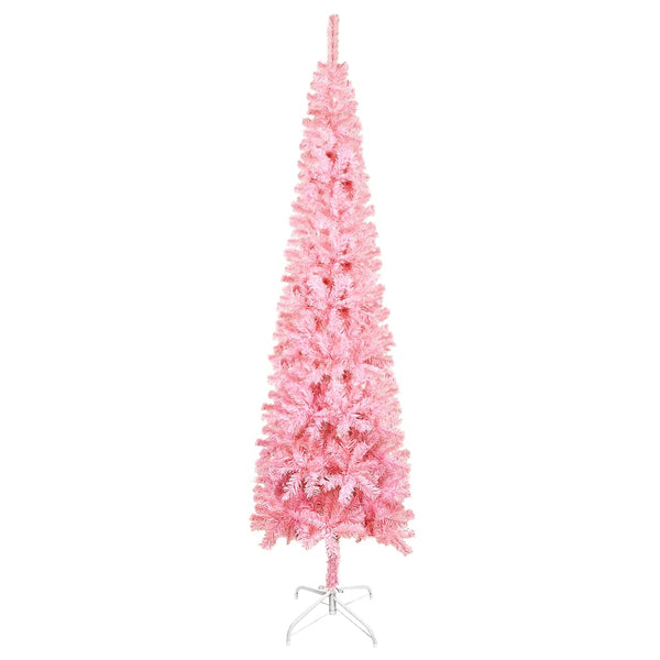 Kerstboom Smal 120 Cm Roze