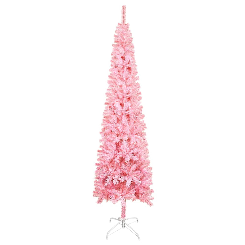 Kerstboom Smal 120 Cm Roze