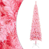 Kerstboom Smal 120 Cm Roze