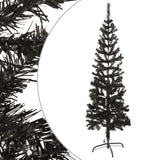 Kerstboom Smal 150 Cm Zwart