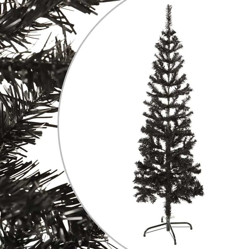 Kerstboom Smal 150 Cm Zwart