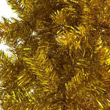 Kerstboom Smal 120 Cm Kleurig Goud