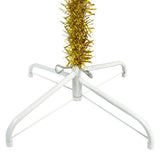 Kerstboom Smal 120 Cm Kleurig Goud