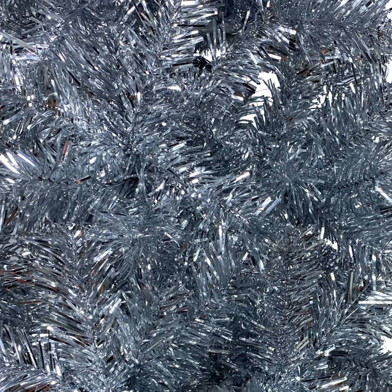 Kerstboom Smal 120 Cm Kleurig Zilver