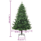 Kunstkerstboom 150 Cm Pvc En Pe Groen