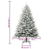 Kunstkerstboom 150 Cm Pvc En Pe Groen