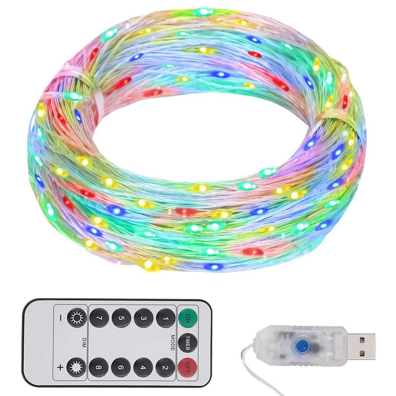 Lichtsnoer Met 400 Microled's Meerkleurig 8 Functies Multikleur
