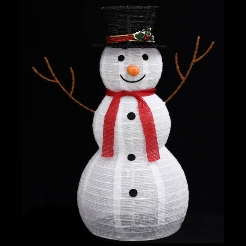 Decoratieve Sneeuwpop Led Luxe Stof