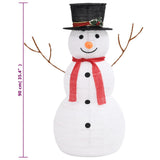 Decoratieve Sneeuwpop Led Luxe Stof