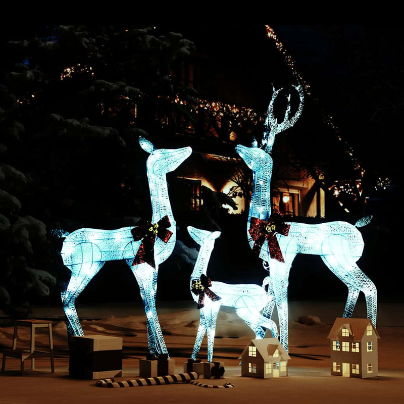 Kerstversiering Rendierfamilie 300 Led's Acryl