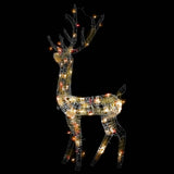 Kerstversiering Rendier 140 Led's 120 Cm Acryl Meerkleurig Multikleur