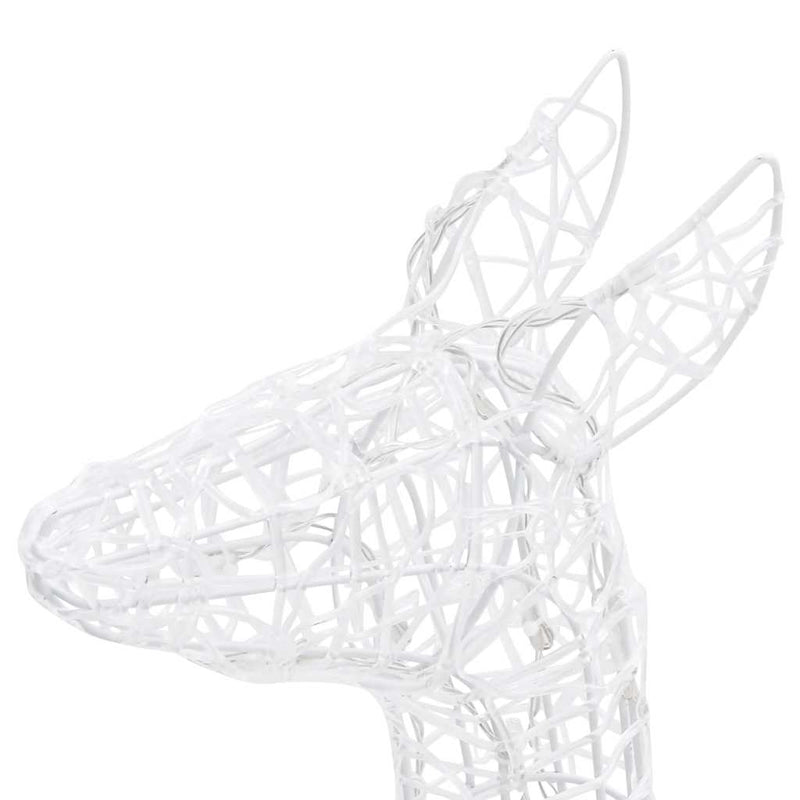 Kerstversiering Rendierfamilie 300 Led's Acryl