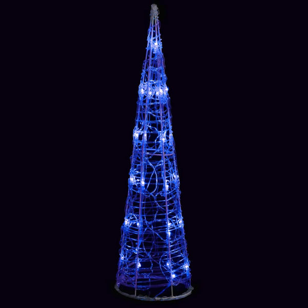 Lichtkegel Decoratief Led Acryl Blauw