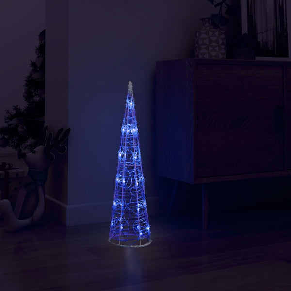Lichtkegel Decoratief Led Acryl Blauw