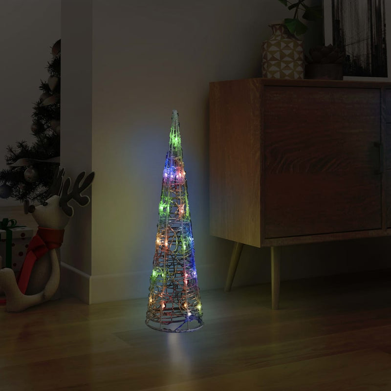 Lichtkegel Decoratief Led Meerkleurig Acryl Multikleur