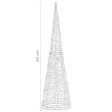 Lichtkegel Decoratief Led Meerkleurig Acryl Multikleur