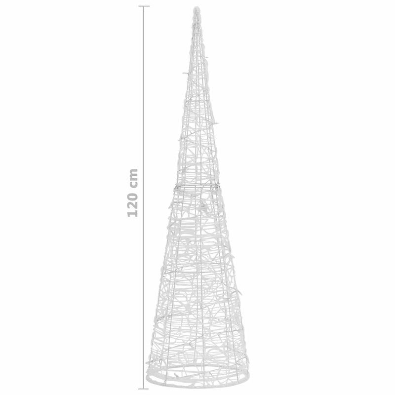 Lichtkegel Decoratief Led Warmwit 120 Cm Acryl Multikleur