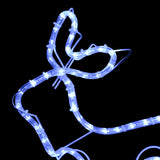 Buitenkerstversiering Rendier En Slee 576 Led's Koudwit