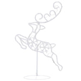 Kerstdecoratie Rendieren En Slee 260X21X87 Cm Acryl
