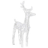 Kerstversiering Rendieren En Slee 160 Led's 130 Cm Acryl Warmwit