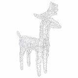 Kerstversiering Rendieren En Slee 160 Led's 130 Cm Acryl Multikleur