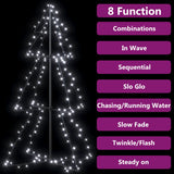 Kegelkerstboom 160 Led's Binnen En Buiten 78X120 Cm Koudwit