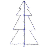 Kegelkerstboom 160 Led's Binnen En Buiten 78X120 Cm Blauw