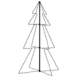 Kegelkerstboom 160 Led's Binnen En Buiten 78X120 Cm Multikleur