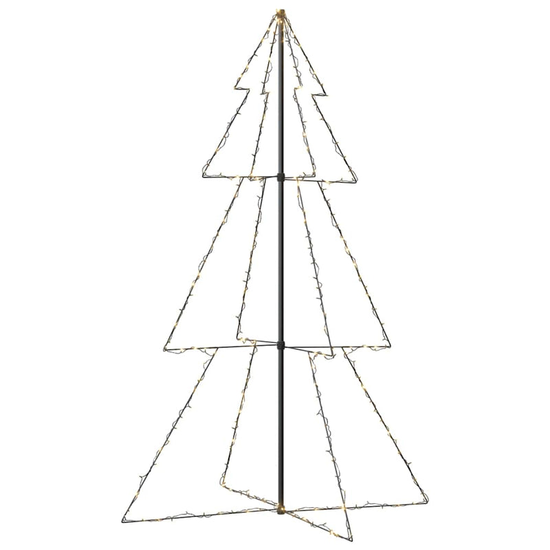 Kegelkerstboom 240 Led's Binnen En Buiten 118X150 Cm Warmwit