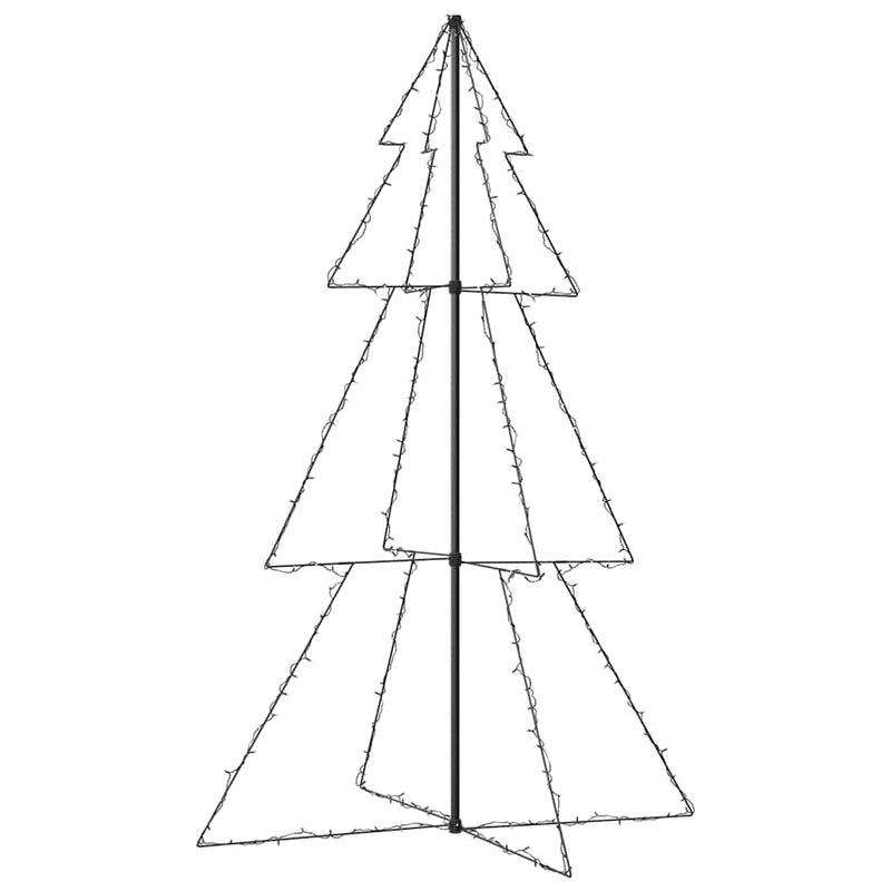 Kegelkerstboom 240 Led's Binnen En Buiten 118X150 Cm Warmwit