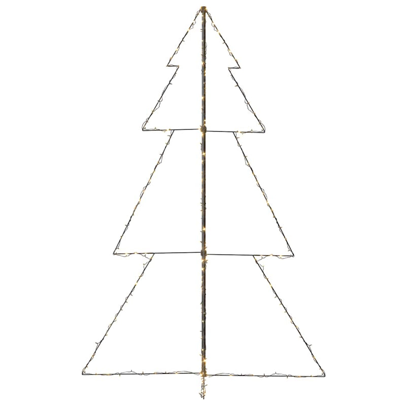 Kegelkerstboom 240 Led's Binnen En Buiten 118X150 Cm Warmwit