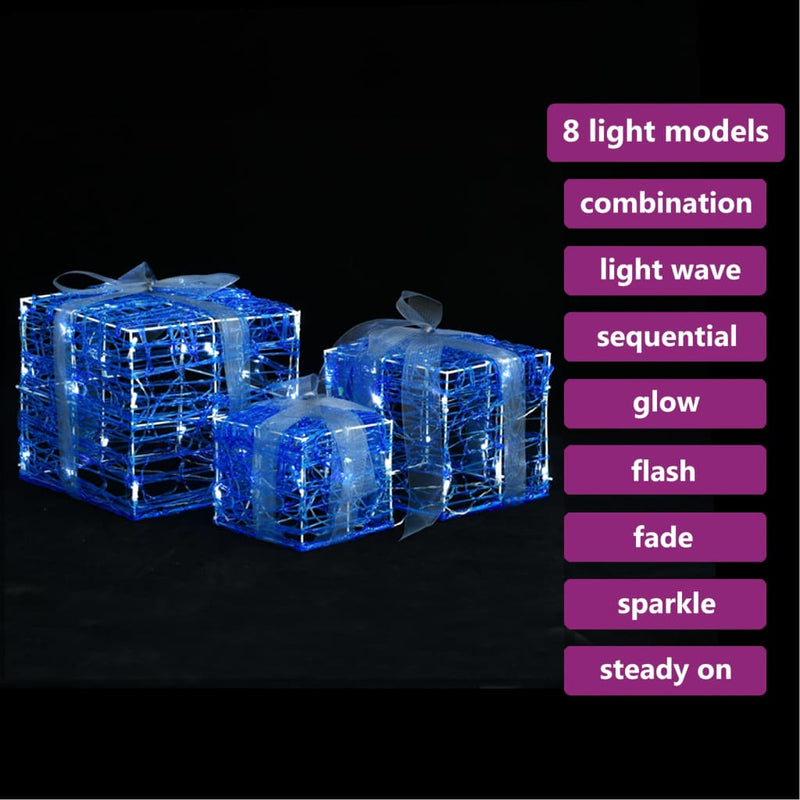 Kerstverlichting Geschenkdozen Decoratief Acryl Koudwit