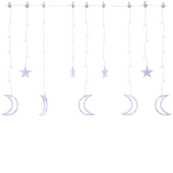 Lichtslinger Ster En Maan Afstandsbediening 'S Blauw